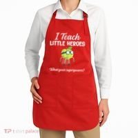 I Teach Little Heroes Apron thumb 2