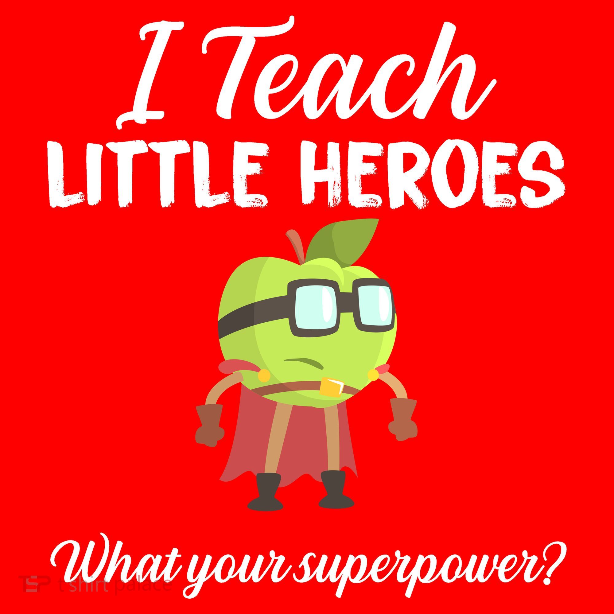 I Teach Little Heroes Apron