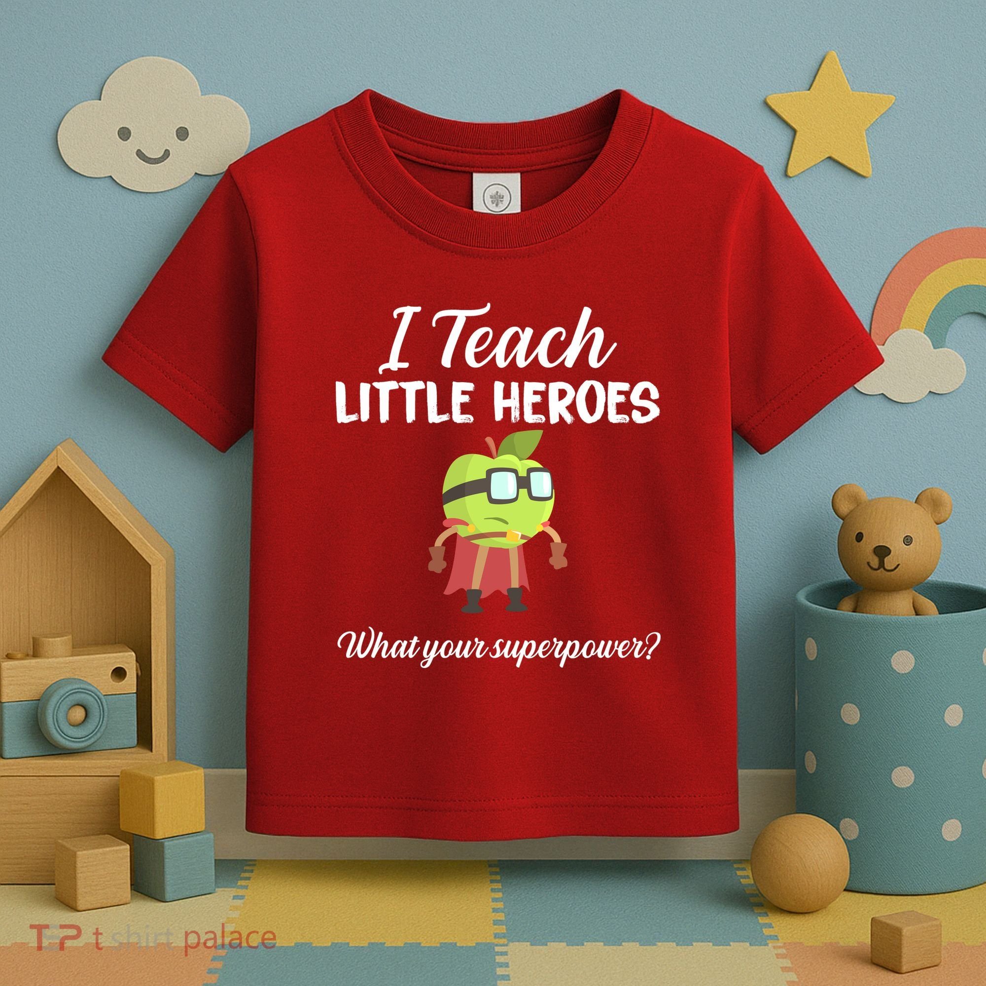 I Teach Little Heroes Toddler T-Shirt