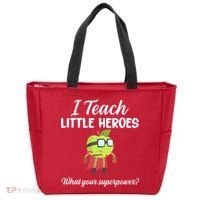 I Teach Little Heroes Tote Bag thumb 0