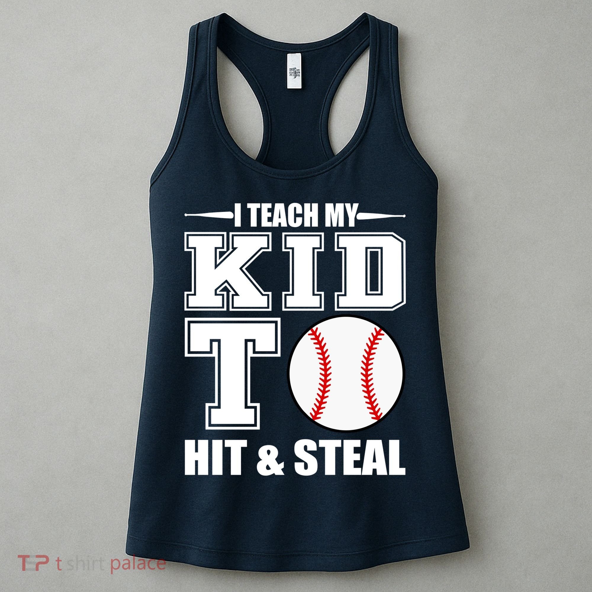 I Teach My Kid To Hit & Steal Baseball Women's Tank Top