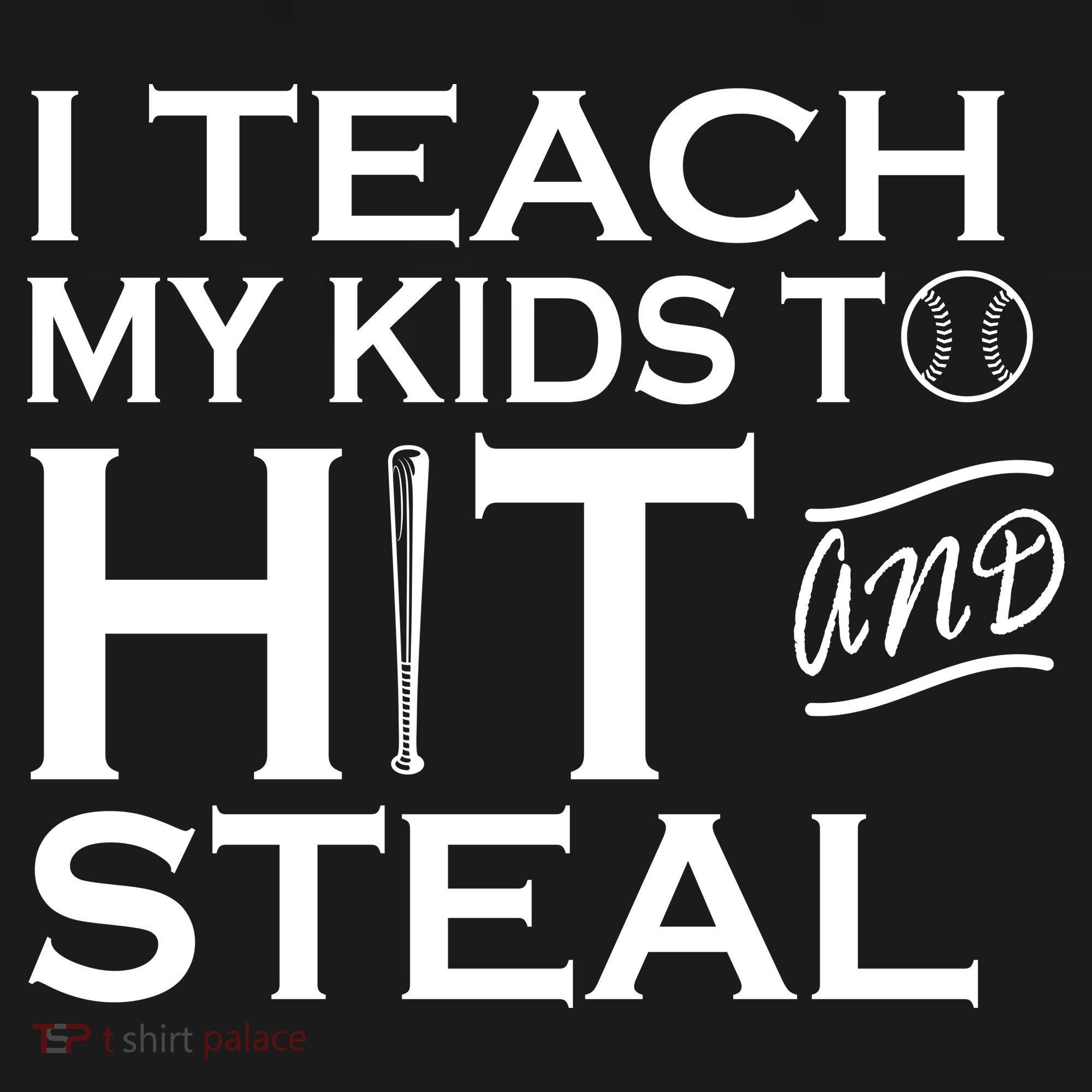 I Teach My Kids To Hit And Steal Ornament