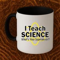 I Teach Science What's Your Superpower? Coffee Mug thumb 2
