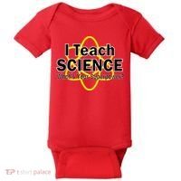 I Teach Science What's Your Superpower? Baby Bodysuit thumb 0