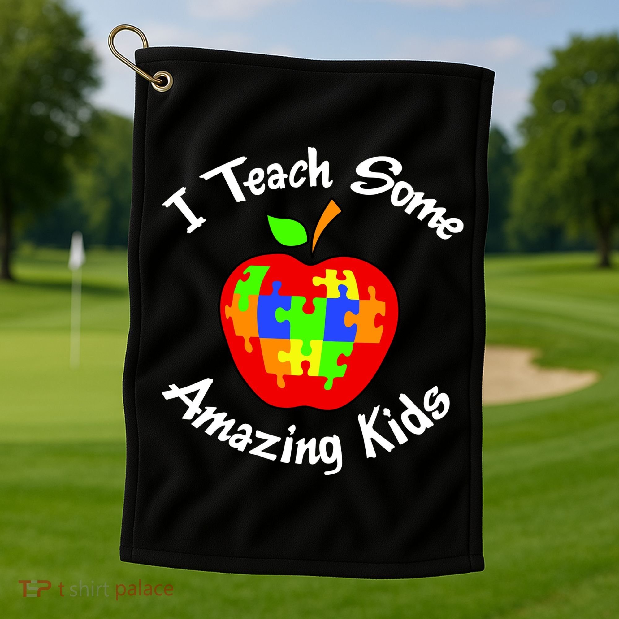 I Teach Some Amazing Kids Golf Towel