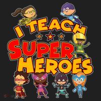 I Teach Superheroes Women's Sweatshirt thumb 2