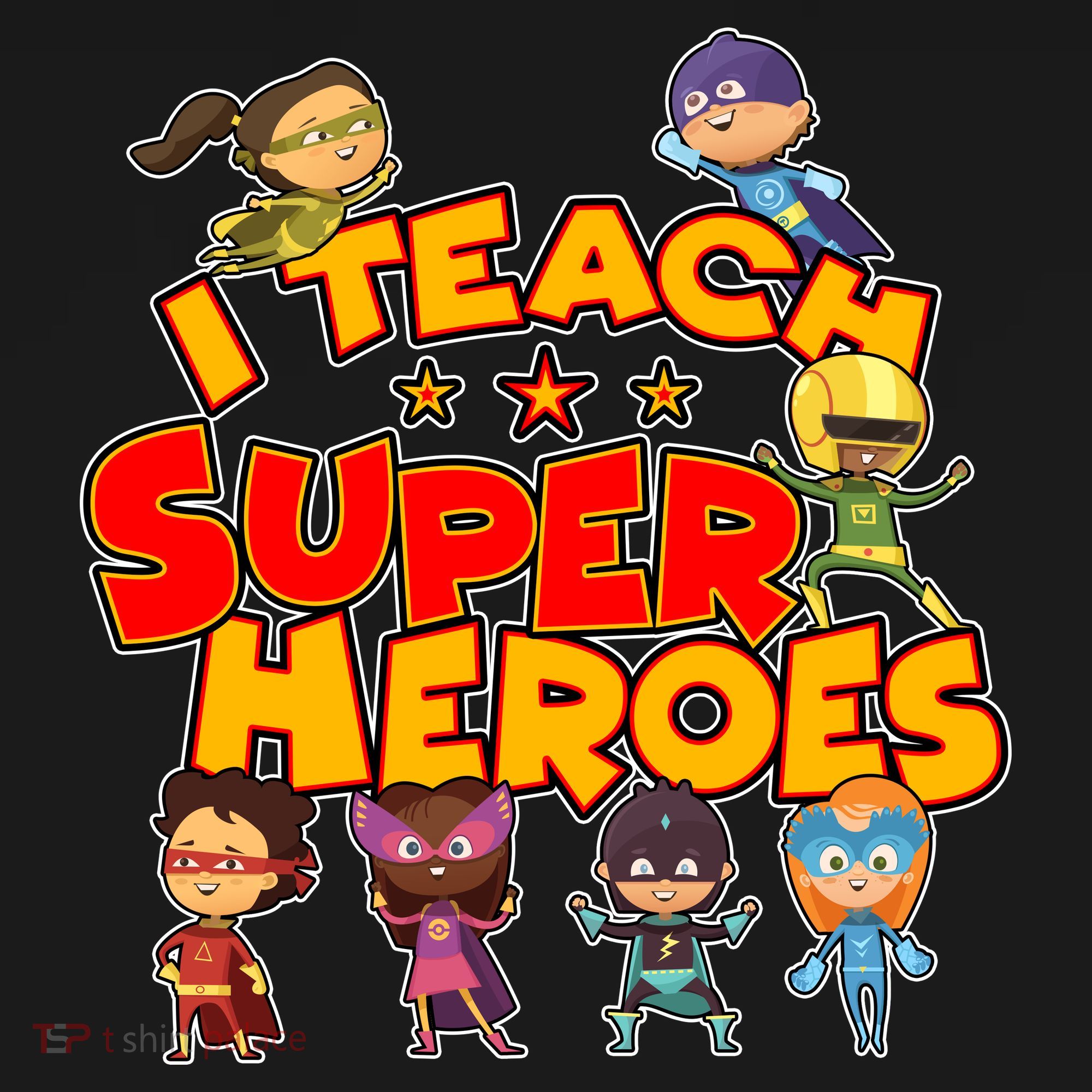 I Teach Superheroes Doggie Tank