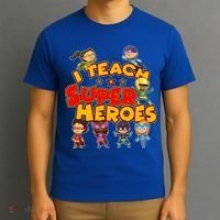 I Teach Superheroes T-Shirt thumb 3