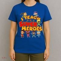 I Teach Superheroes T-Shirt thumb 4