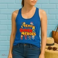 I Teach Superheroes Women's Tank Top thumb 2