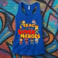 I Teach Superheroes Women's Tank Top thumb 3