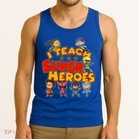 I Teach Superheroes Tank Top thumb 3
