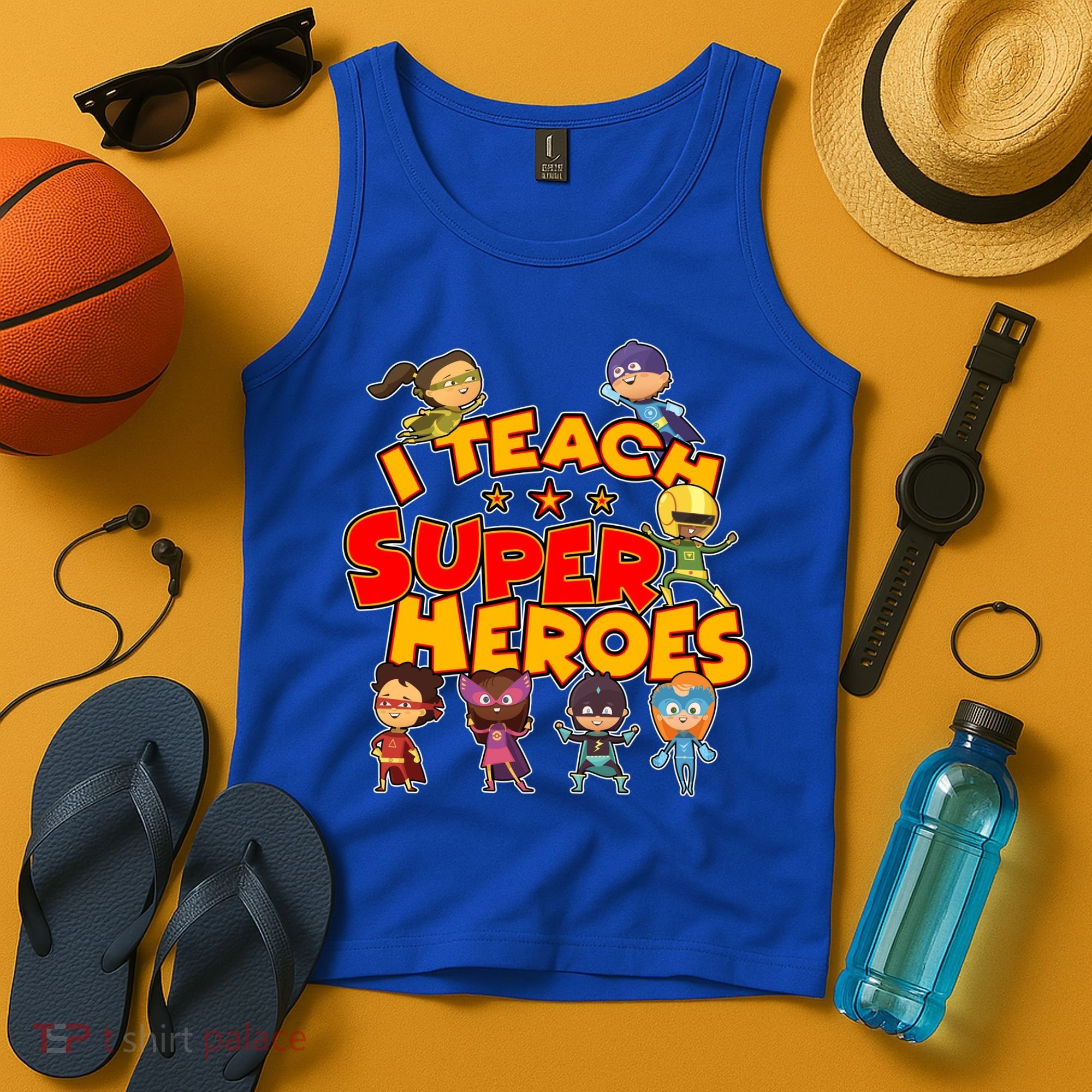 I Teach Superheroes Tank Top