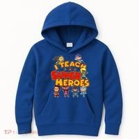 I Teach Superheroes Kids Hoodie thumb 0