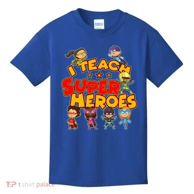 I Teach Superheroes Kids T-Shirt