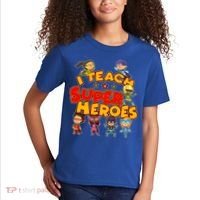 I Teach Superheroes Kids T-Shirt thumb 2