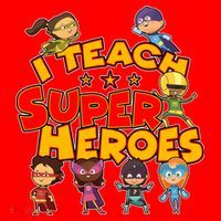 I Teach Superheroes Santa Hat thumb 1