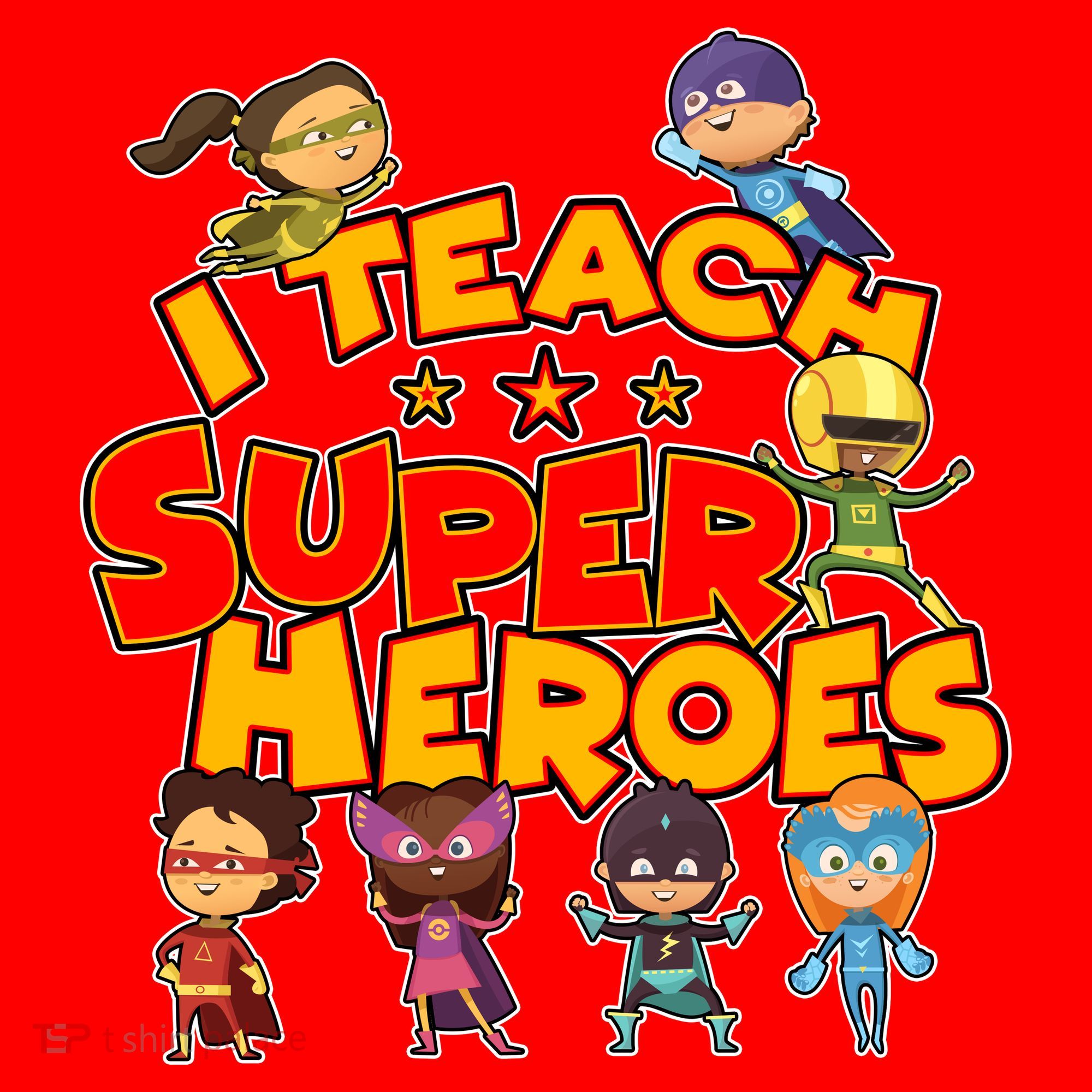 I Teach Superheroes Santa Hat