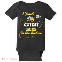 I Teach The Cutest Bees In The Hive Baby Bodysuit thumb 0