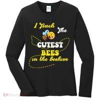 I Teach The Cutest Bees In The Hive Women's Long Sleeve Shirt thumb 0