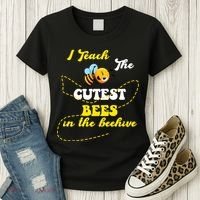I Teach The Cutest Bees In The Hive Women's T-Shirt thumb 3