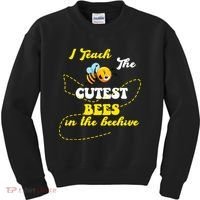 I Teach The Cutest Bees In The Hive Kids Sweatshirt thumb 0