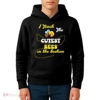 I Teach The Cutest Bees In The Hive Kids Hoodie thumb 4