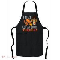 I Teach The Cutest Little Turkeys Apron thumb 0