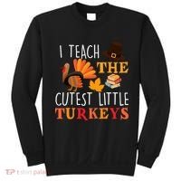 I Teach The Cutest Little Turkeys Sweatshirt thumb 0