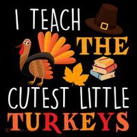 I Teach The Cutest Little Turkeys Mousepad thumb 1