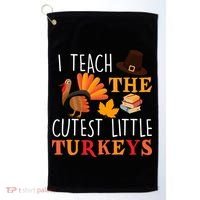 I Teach The Cutest Little Turkeys Golf Towel thumb 0