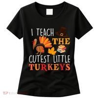 I Teach The Cutest Little Turkeys Women's T-Shirt thumb 0