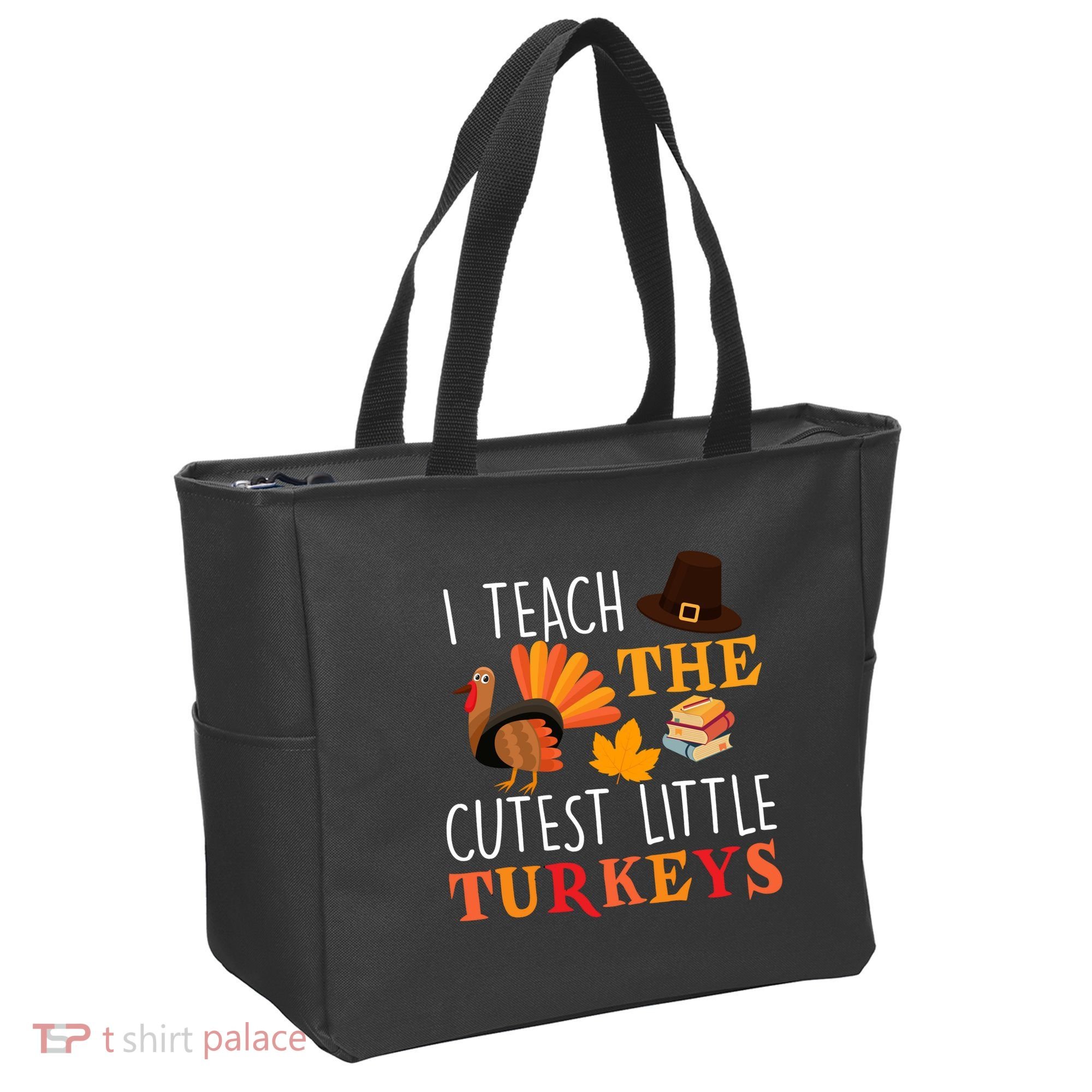 I Teach The Cutest Little Turkeys Tote Bag