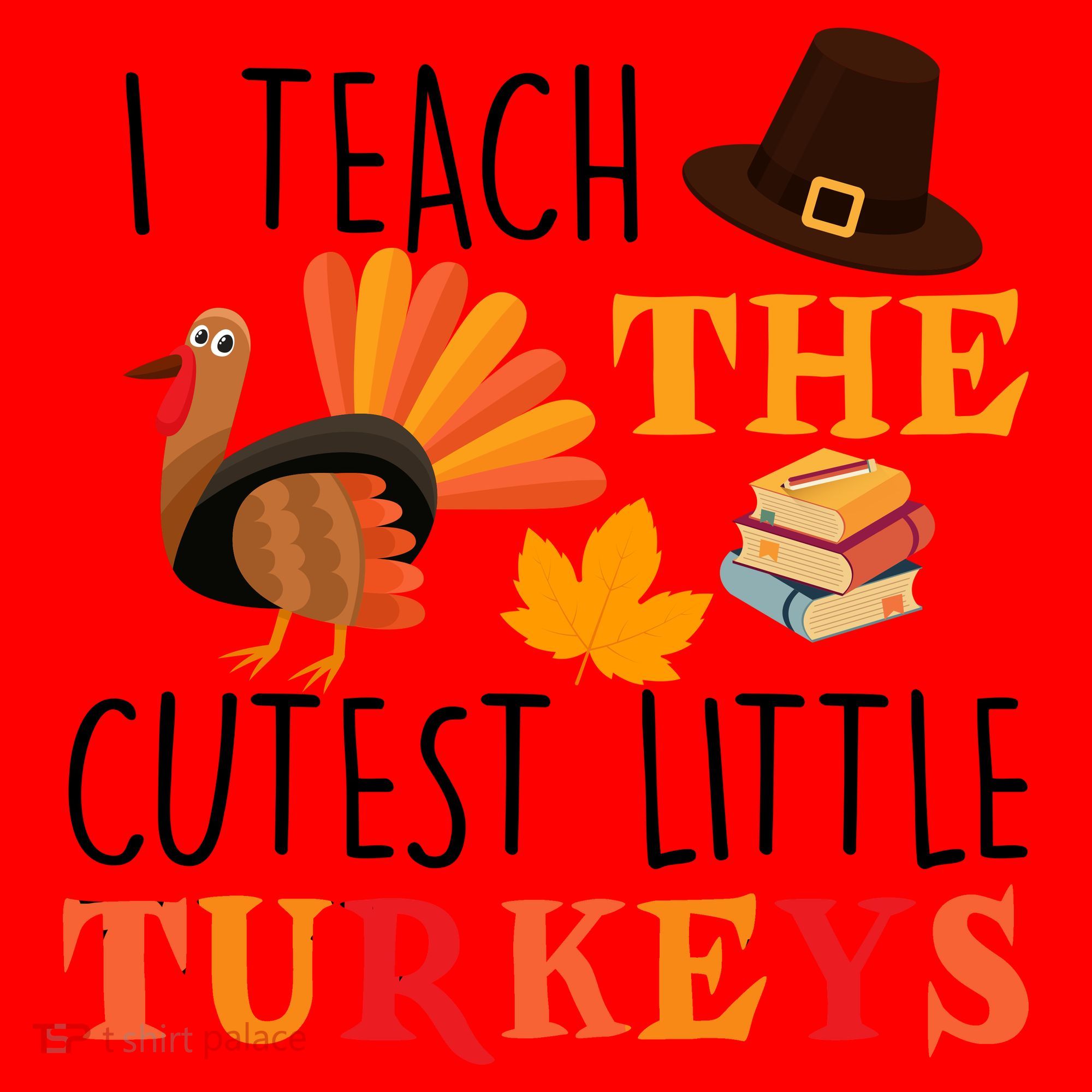 I Teach The Cutest Little Turkeys Santa Hat