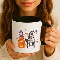 I Teach The Cutest Pumpkins in the Patch Coffee Mug thumb 3