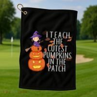 I Teach The Cutest Pumpkins in the Patch Golf Towel thumb 1
