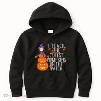 I Teach The Cutest Pumpkins in the Patch Kids Hoodie thumb 0