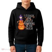 I Teach The Cutest Pumpkins in the Patch Kids Hoodie thumb 4