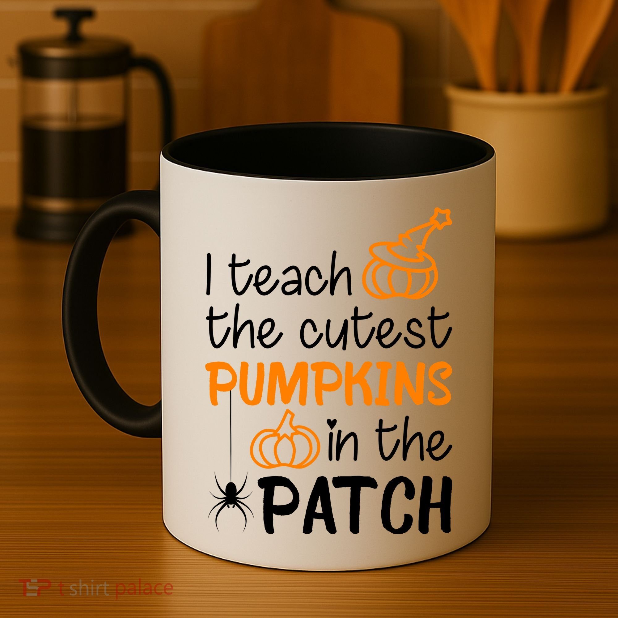 I Teach The Cutest Pumpkins in the Patch Halloween Teacher Coffee Mug