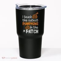 I Teach The Cutest Pumpkins in the Patch Halloween Teacher Tumbler thumb 0