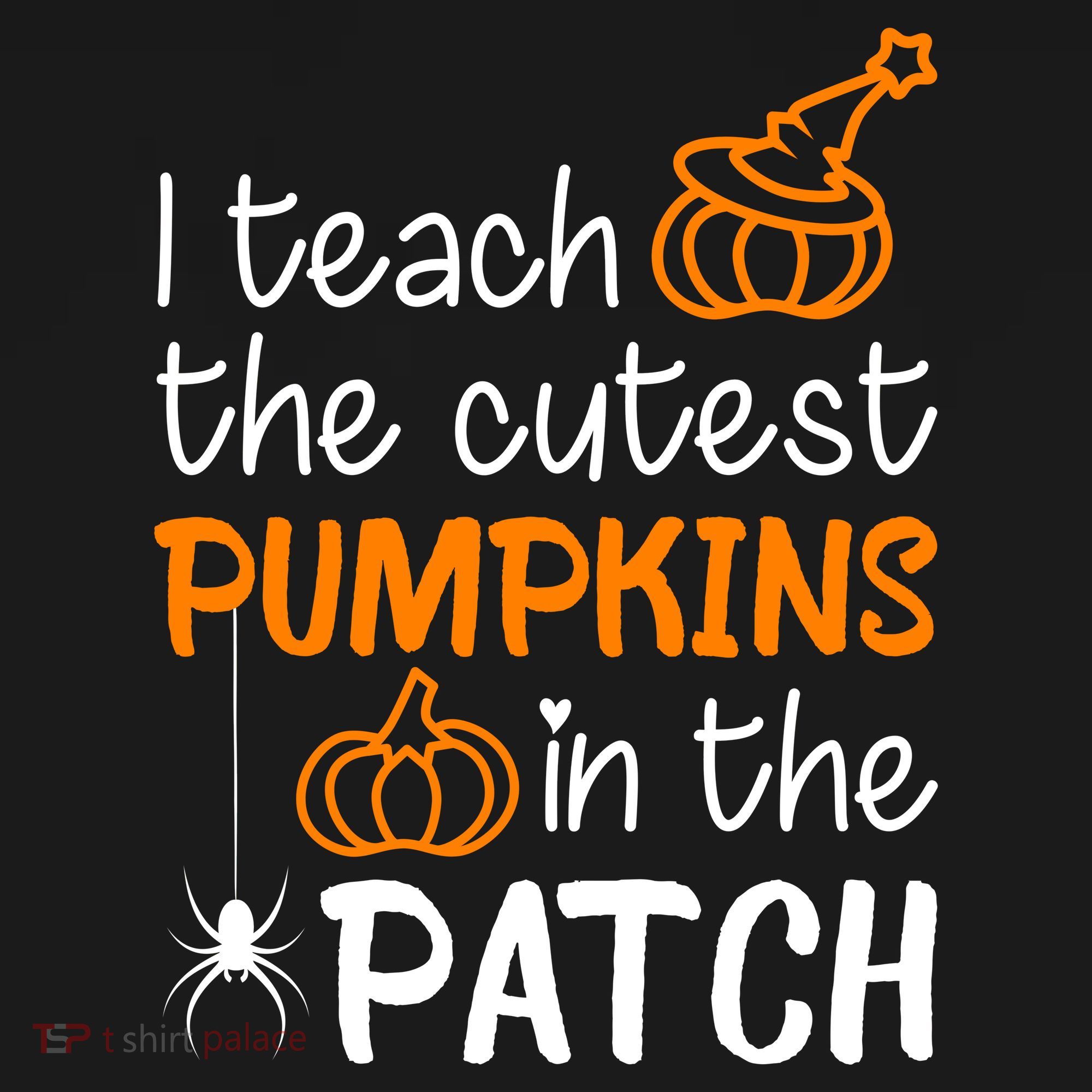 I Teach The Cutest Pumpkins in the Patch Halloween Teacher Ornament
