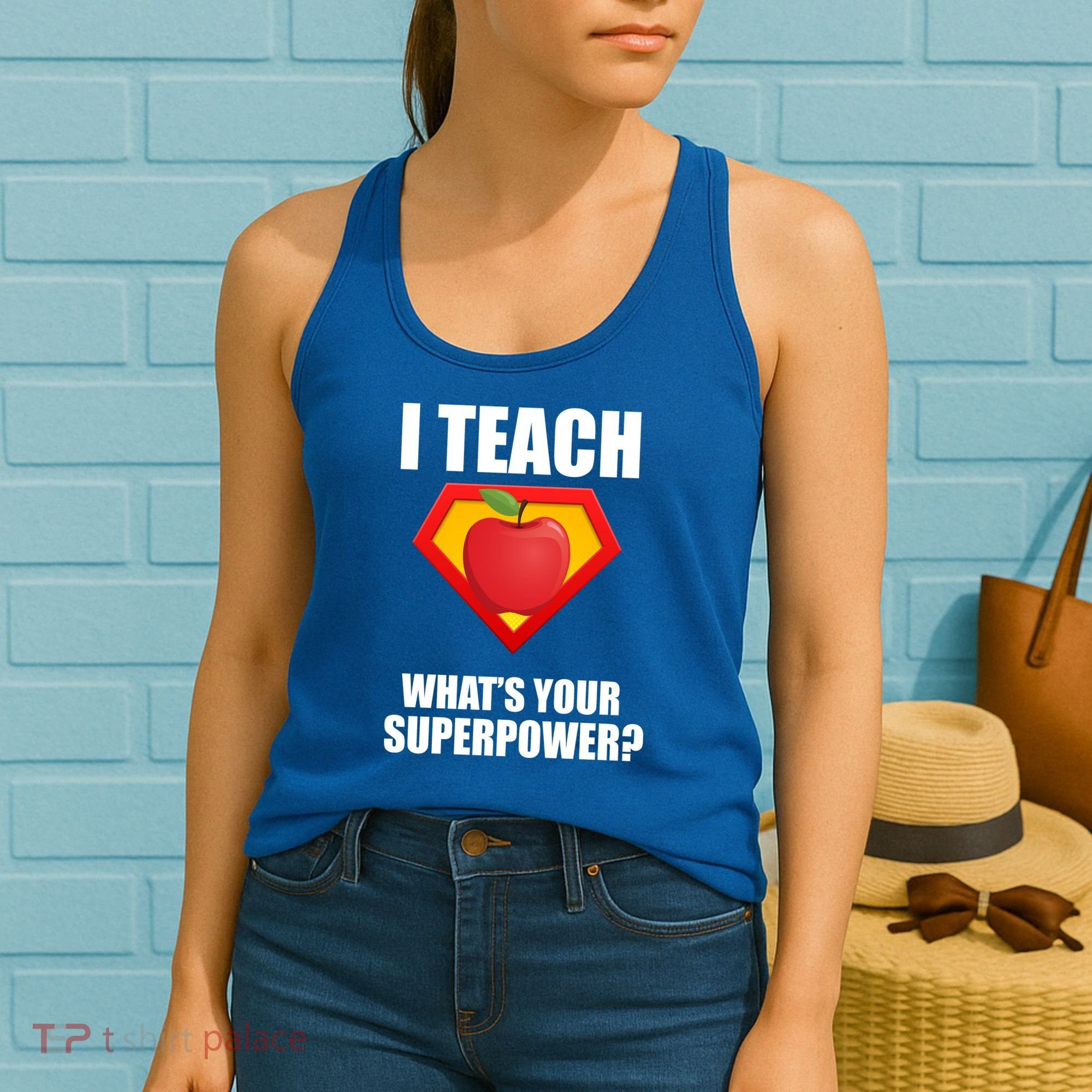 I Teach What Your Superpower? Women's Tank Top