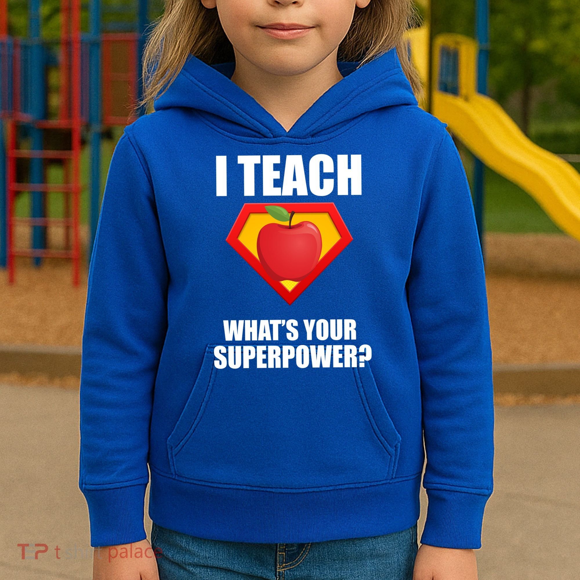 I Teach What Your Superpower? Kids Hoodie
