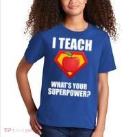 I Teach What Your Superpower? Kids T-Shirt thumb 2