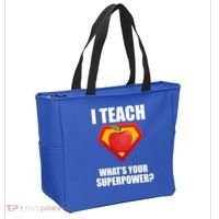 I Teach What Your Superpower? Tote Bag thumb 2