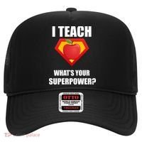 I Teach What Your Superpower? Funny Teacher Hat thumb 0