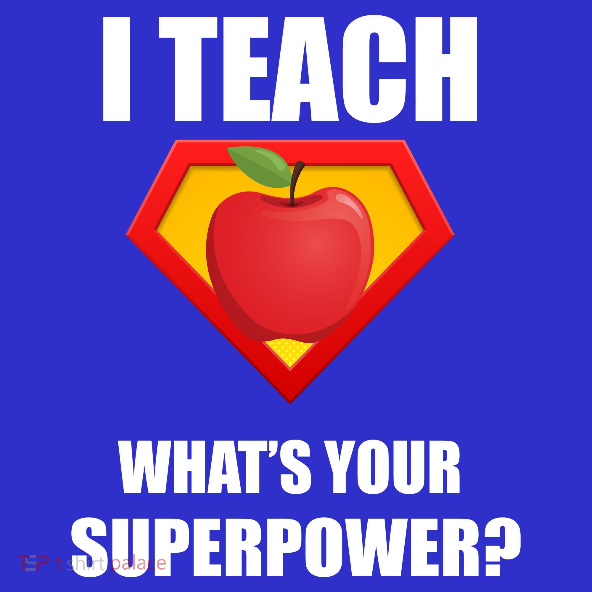 I Teach What Your Superpower? Funny Teacher Coaster
