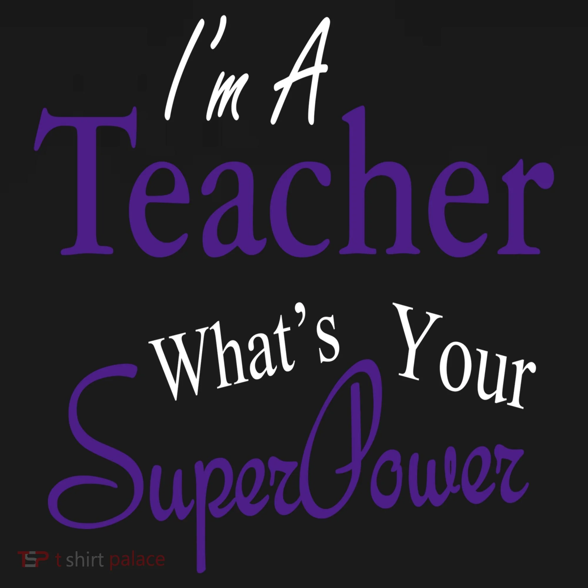 I Teach What's Your Super Power Doggie Tank