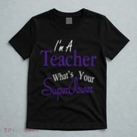 I Teach What's Your Super Power T-Shirt thumb 5