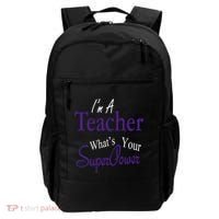 I Teach What's Your Super Power Backpack thumb 0